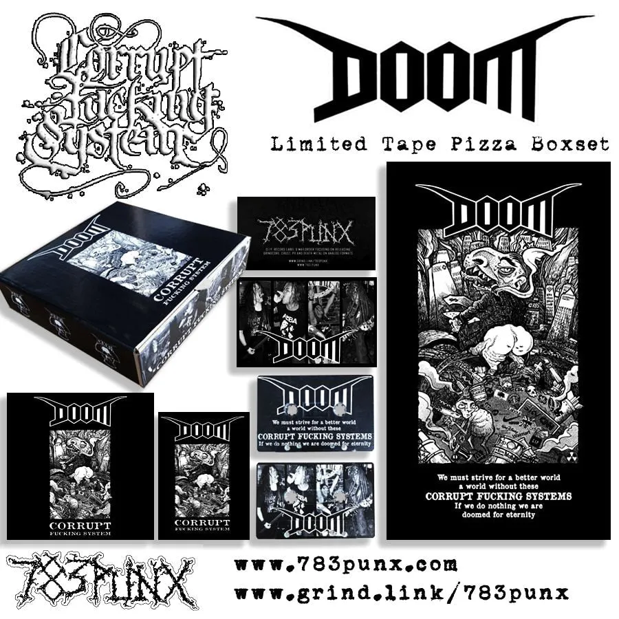 783punx-doom-corrupt-system-coffret-cassette-1st-press image 1