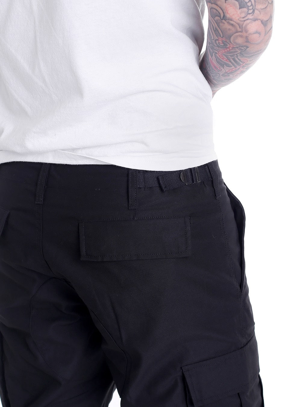 vintage-industries-bdu-cargo-pantalon-cargo-noir-loose-fit image 6
