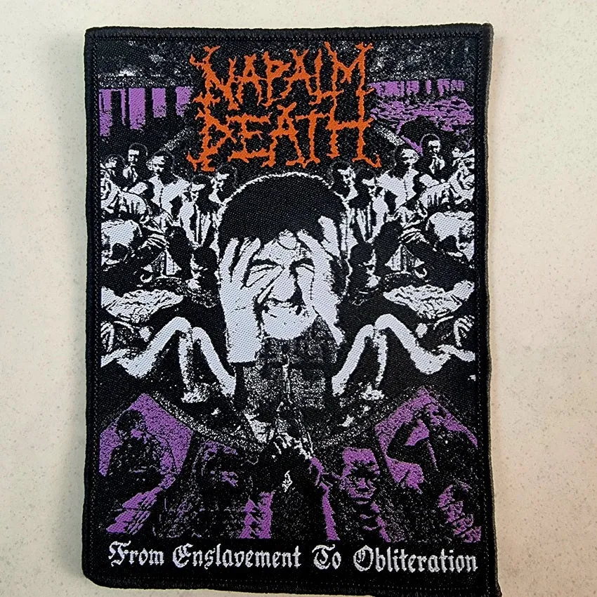 napalm-death-from-enslavement-patch-tiss-petit-format image 1