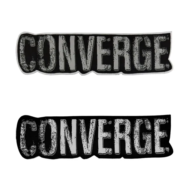 converge-logo-patch-tiss-oversized-bordure-noire image 1