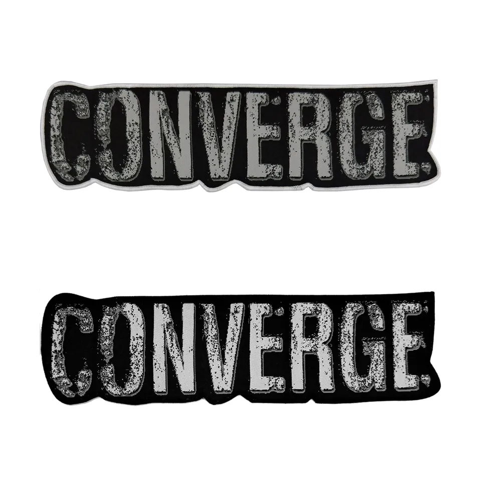 converge-logo-patch-tiss-oversized-bordure-noire image 1
