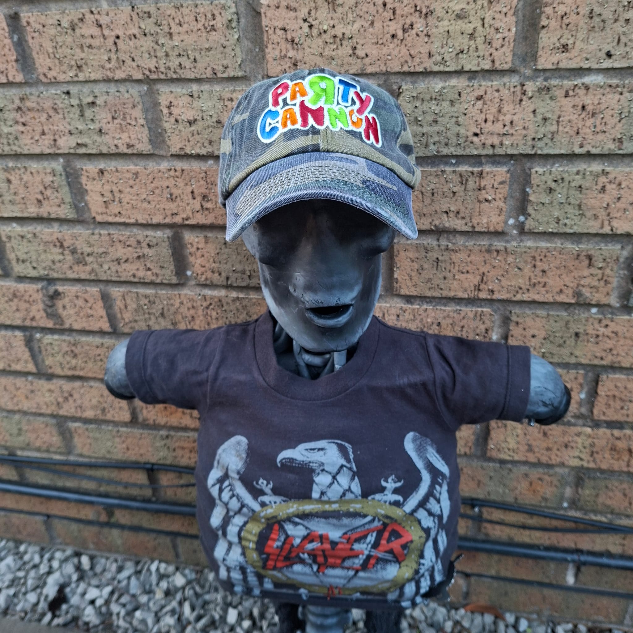 party-cannon-glow-in-the-dark-casquette-dad-camo-vert image 7