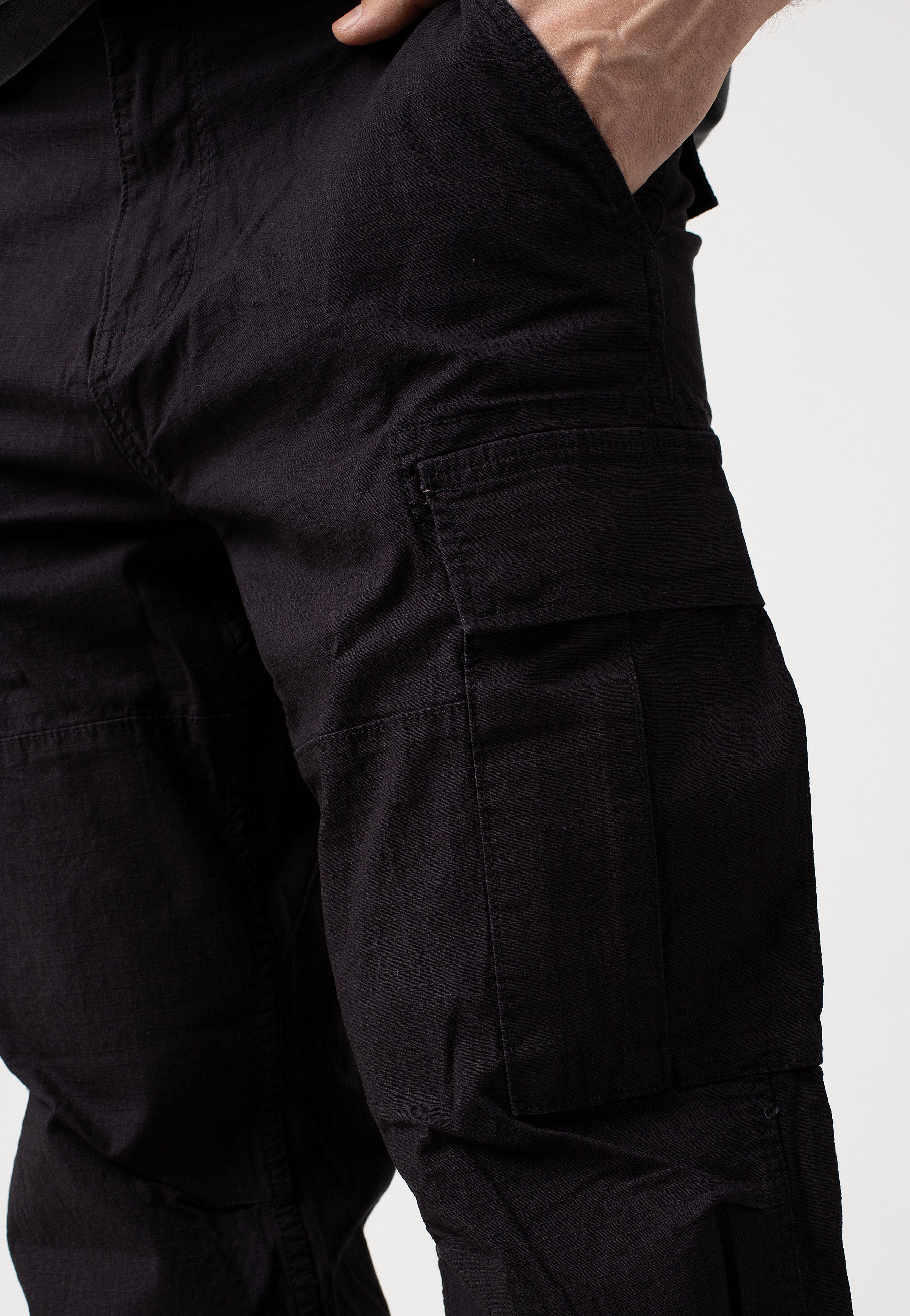 only-sons-ray-life-ribstop-cargo-pantalon-noir-homme-coton image 6