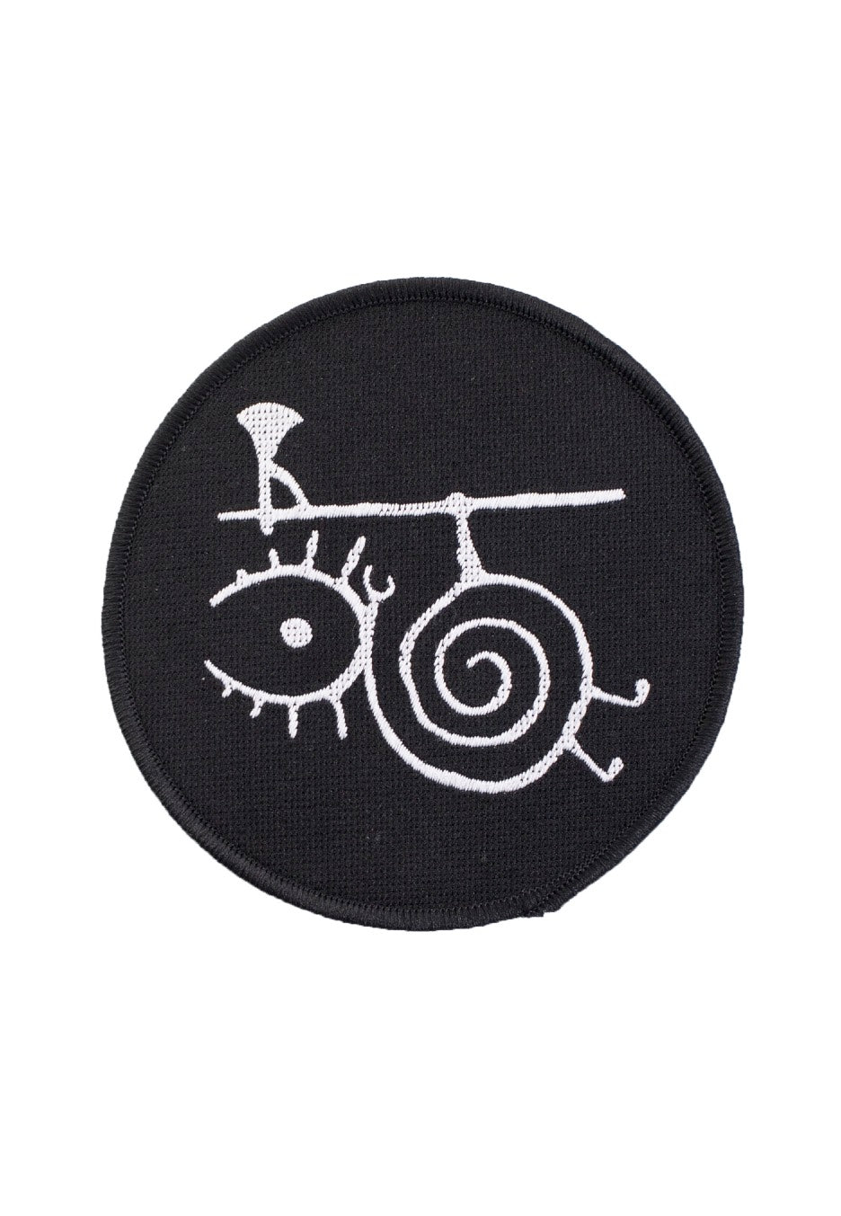 heilung-warrior-snail-patch-noir-taille-unique image 1