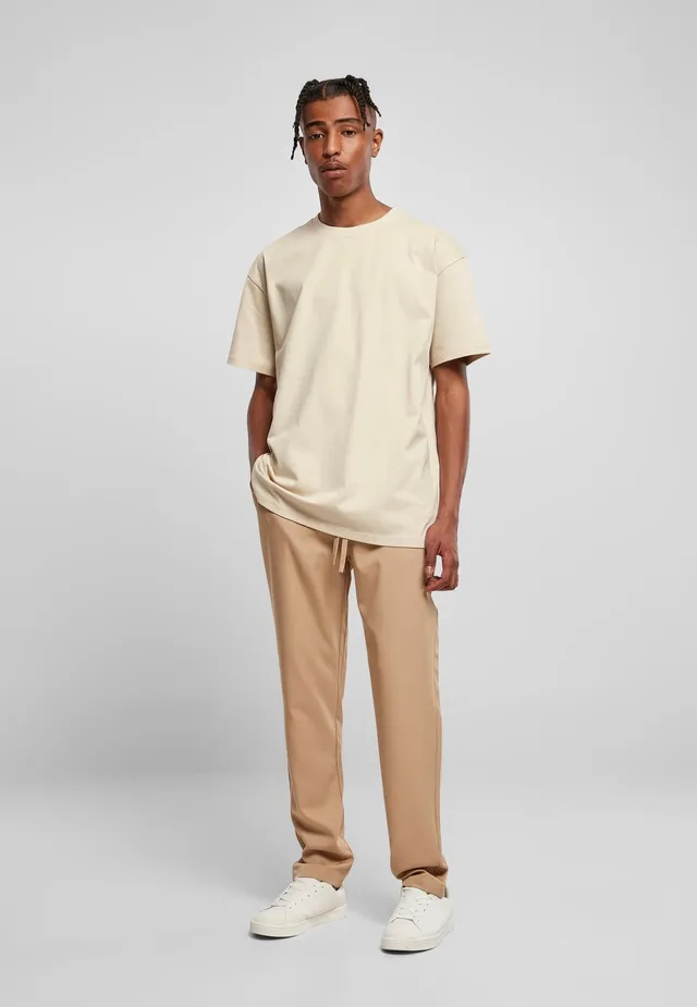 urban-classics-heavy-t-shirt-oversized-beige-softseagrass image 1