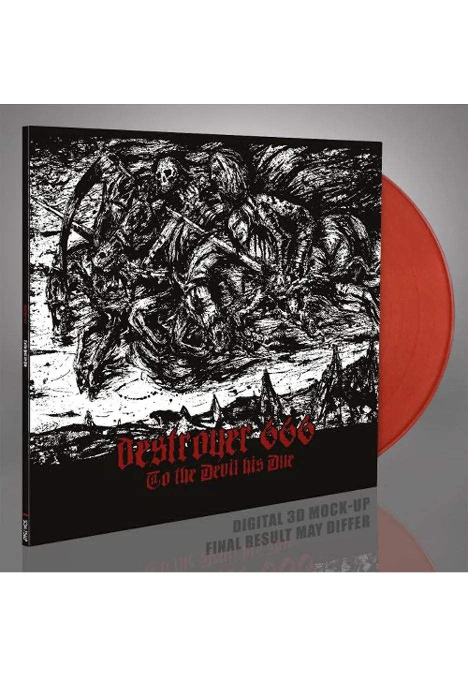 destr-yer-666-to-the-devil-his-due-vinyle-rouge image 1
