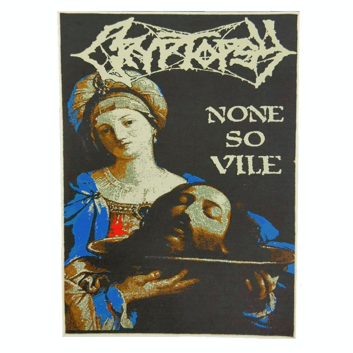 783punx-cryptopsy-none-so-vile-backpatch-tiss-bordure-noire image 4