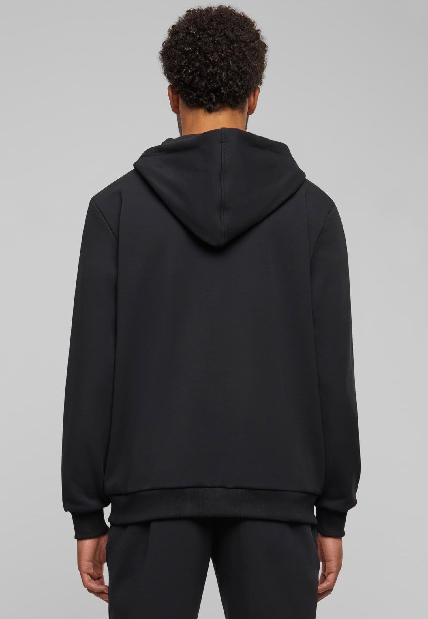 urban-classics-cozy-zip-sweat-zipp-noir-homme image 4