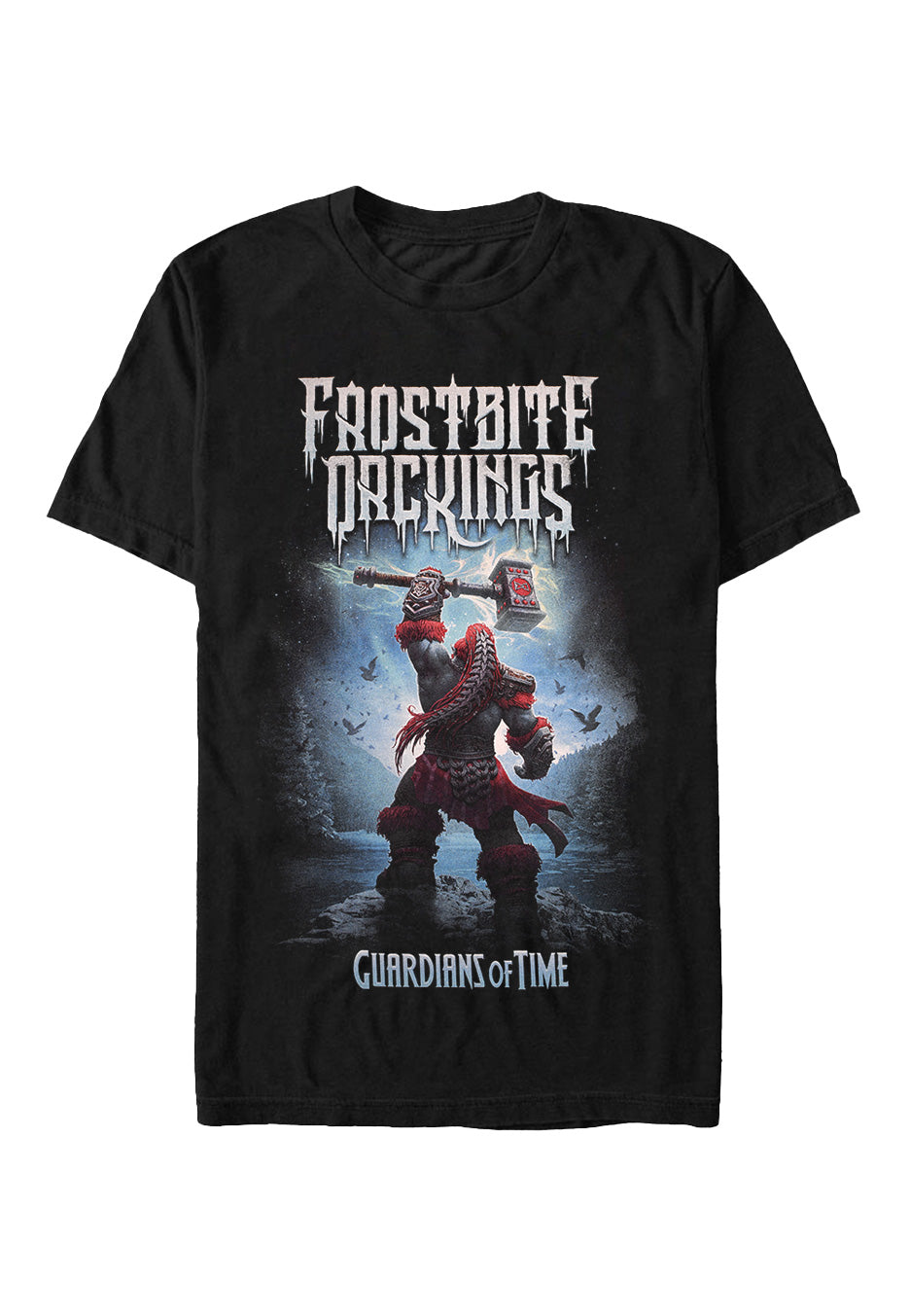 frostbite-guardians-of-time-t-shirt-noir-metal-homme image 1