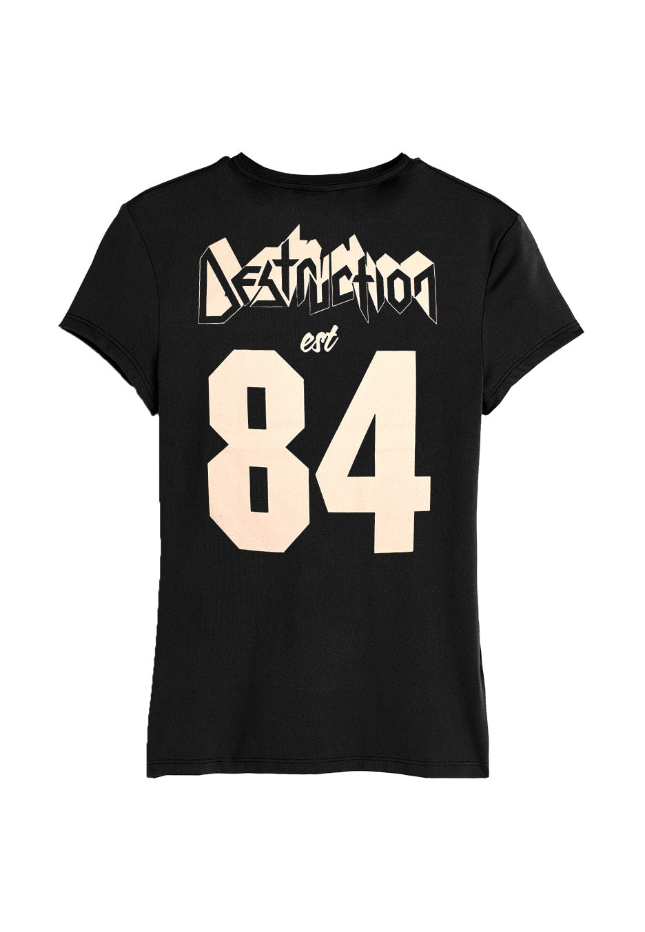 destruction-skull-t-shirt-femme-girly-thrash-metal-noir-s image 4