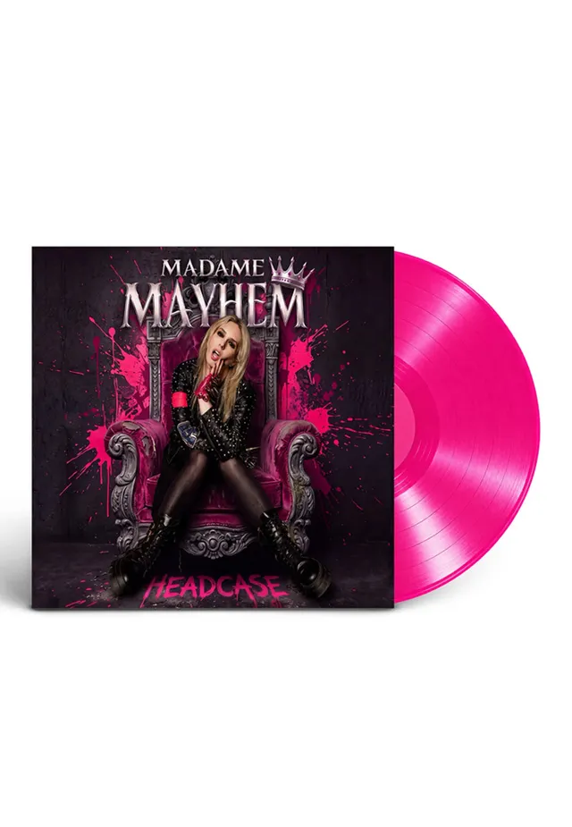 madame-mayhem-headcase-vinyle-rose-dition-limit-e-hard-rock image 1