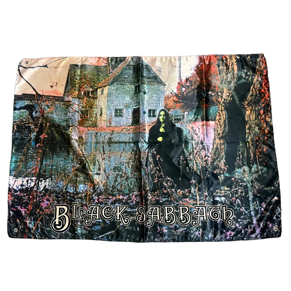 black-sabbath-drapeau-tissu-100x70-poster-mural image 1