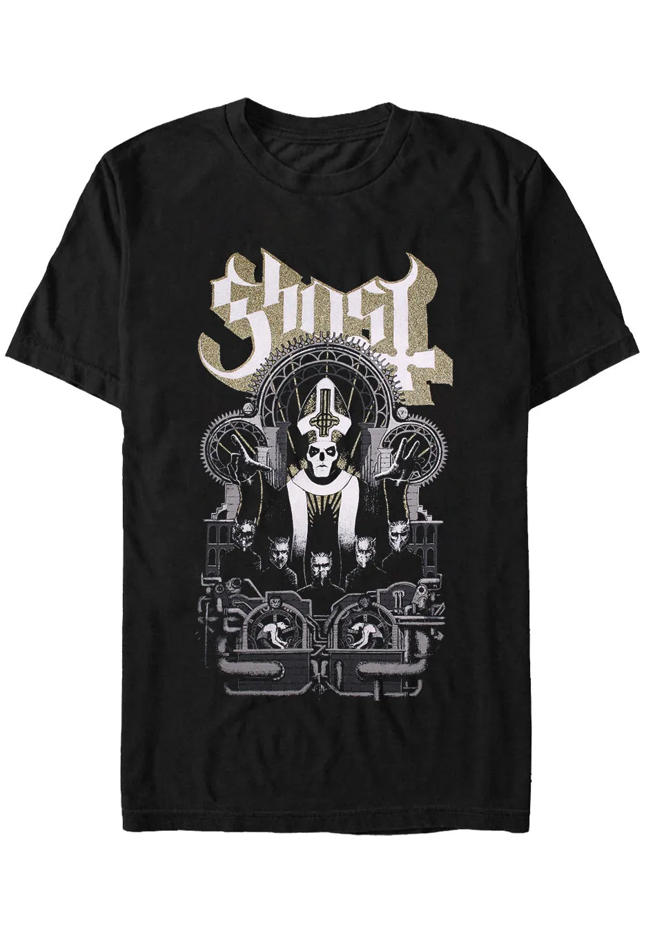 ghost-wegner-t-shirt-noir-stoner-rock image 1