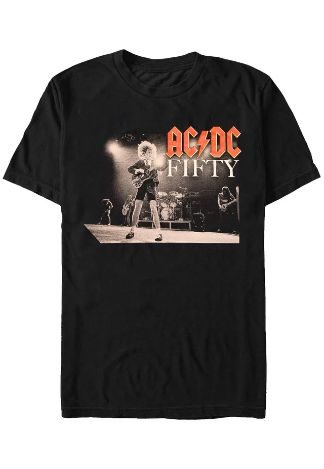 ac-dc-fifty-t-shirt-noir-homme-manches-courtes image 1