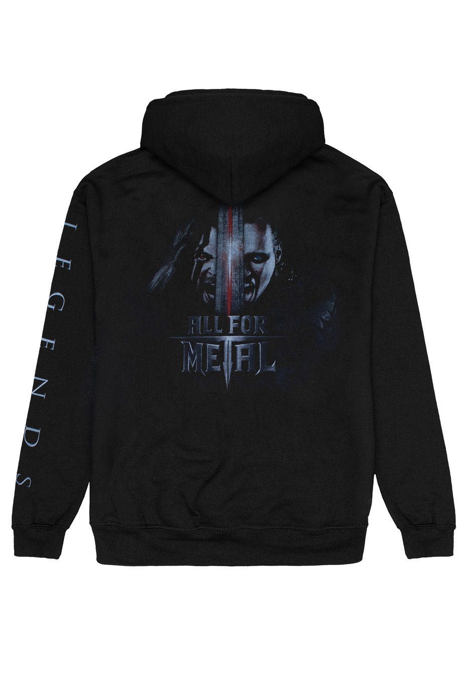 all-for-metal-legendes-sweat-zipp-noir-homme image 2