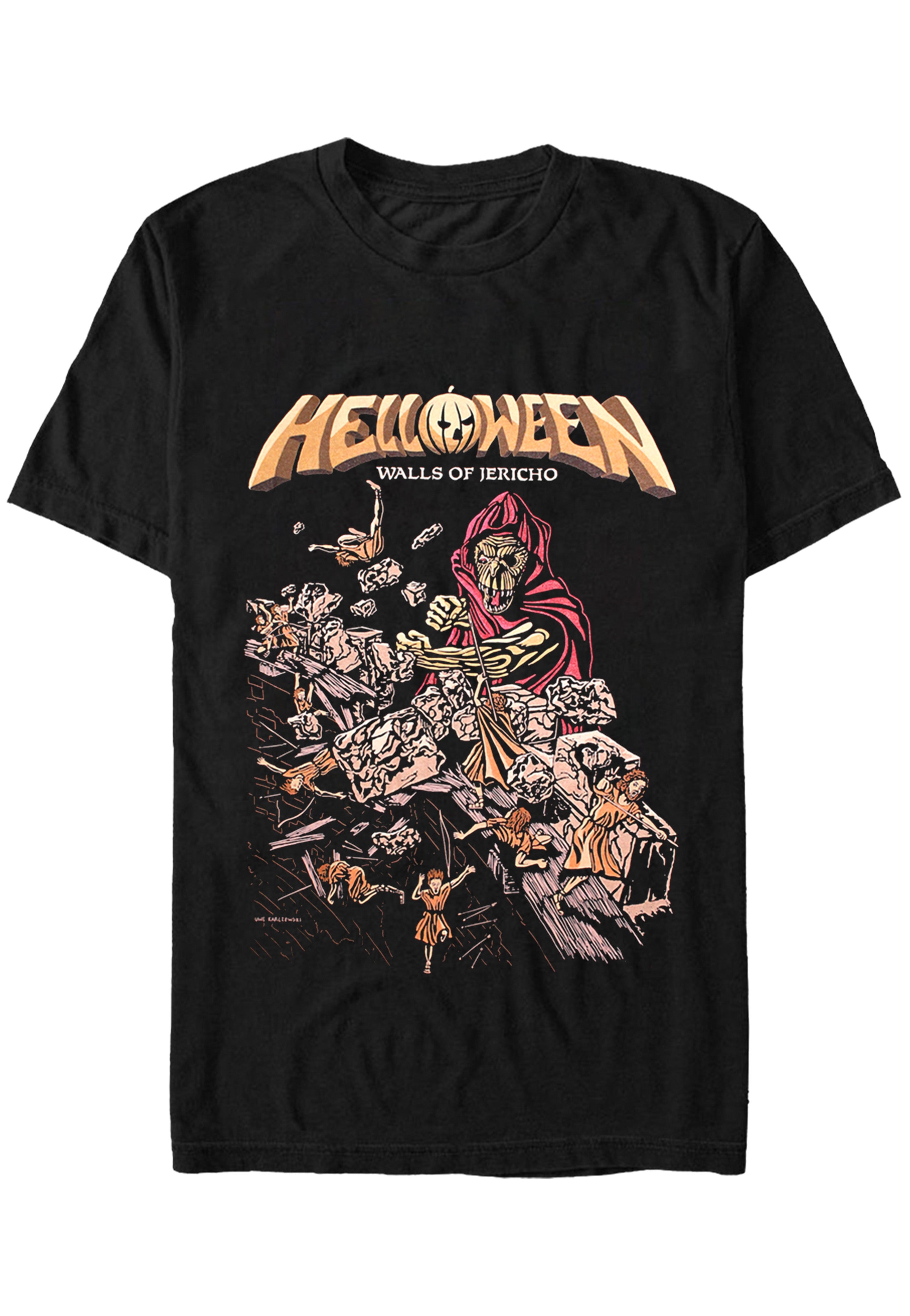 helloween-walls-of-jericho-t-shirt-noir-metal image 1