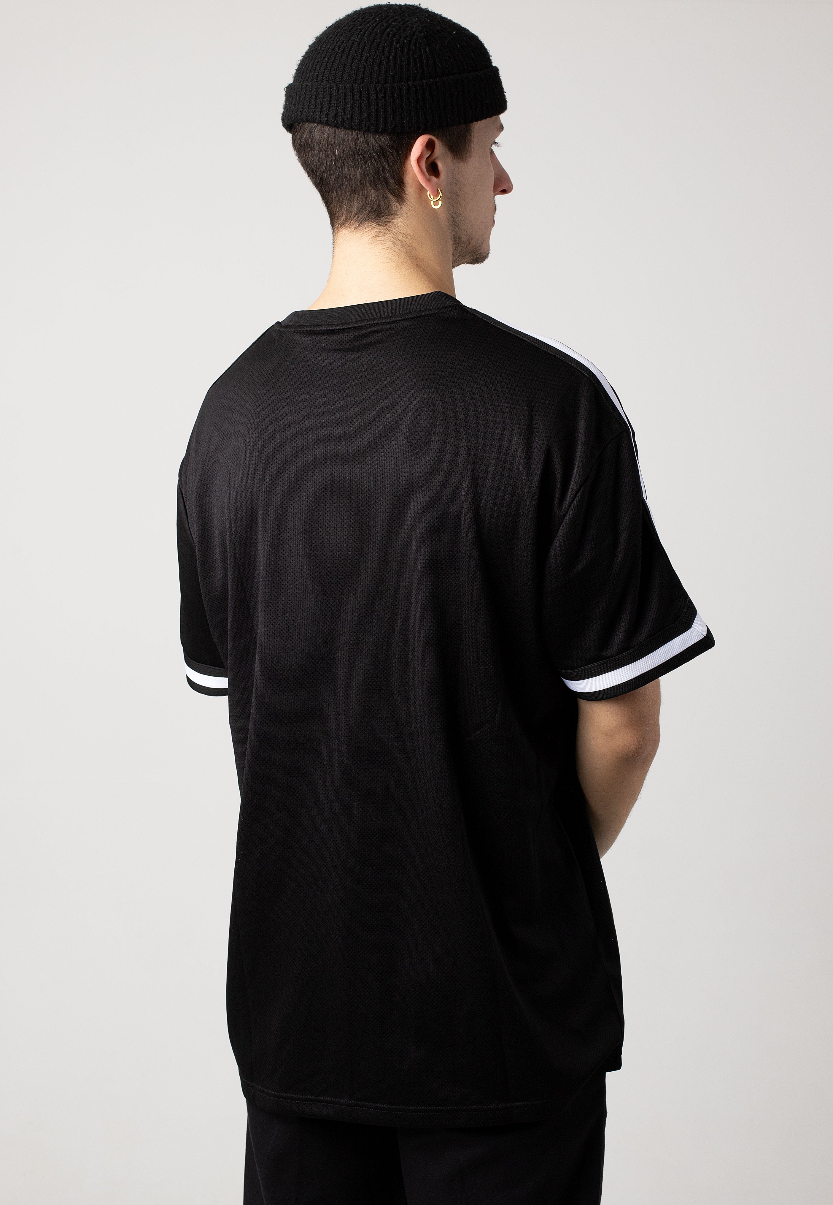 urban-classics-oversized-stripes-mesh-t-shirt-noir image 3