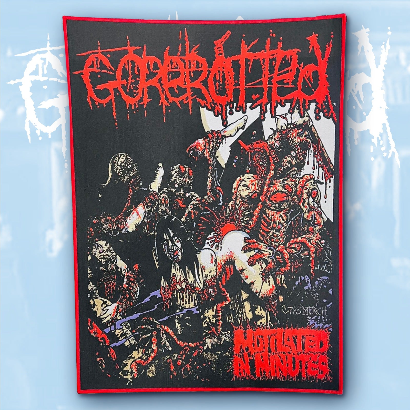 gorerotted-mutilated-in-minutes-backpatch-tiss-bordure-noire image 4