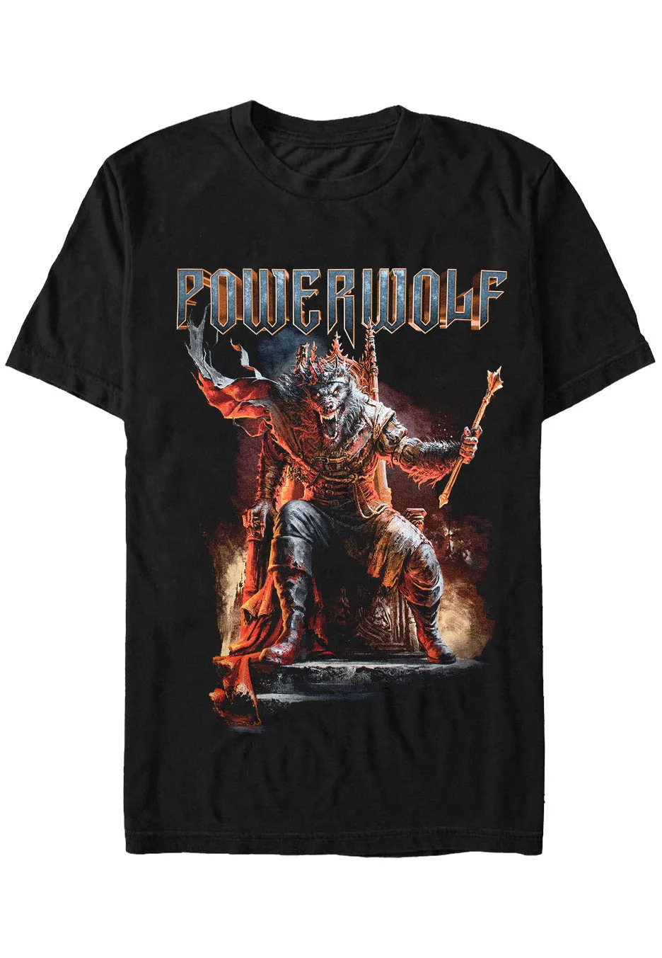 powerwolf-wake-up-the-wicked-t-shirt-noir-l image 1