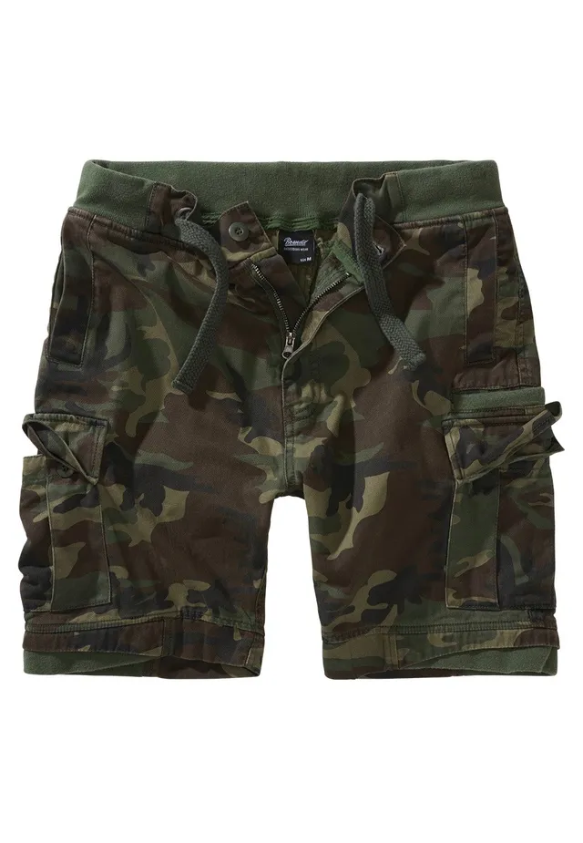 brandit-packham-vintage-woodland-short-cargo-camouflage-homme image 1