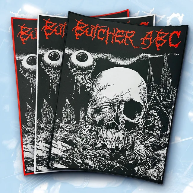 783punx-butcher-abc-north-of-hell-backpatch-tiss-bordure-noire image 1