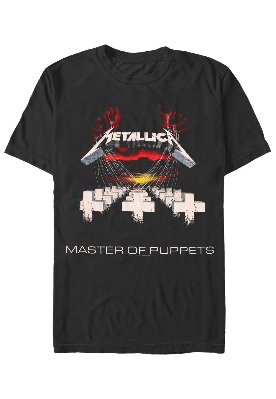 metallica-master-of-puppets-t-shirt-charcoal-gris image 1