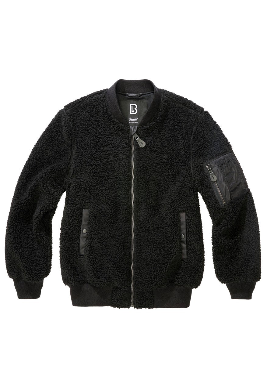 brandit-ma1-sherpa-veste-noire image 6