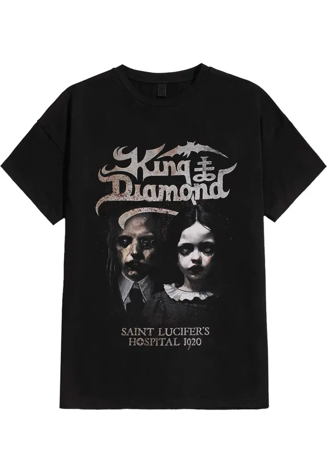 king-diamond-saint-lucifer-s-hospital-t-shirt-metal-noir-m image 1