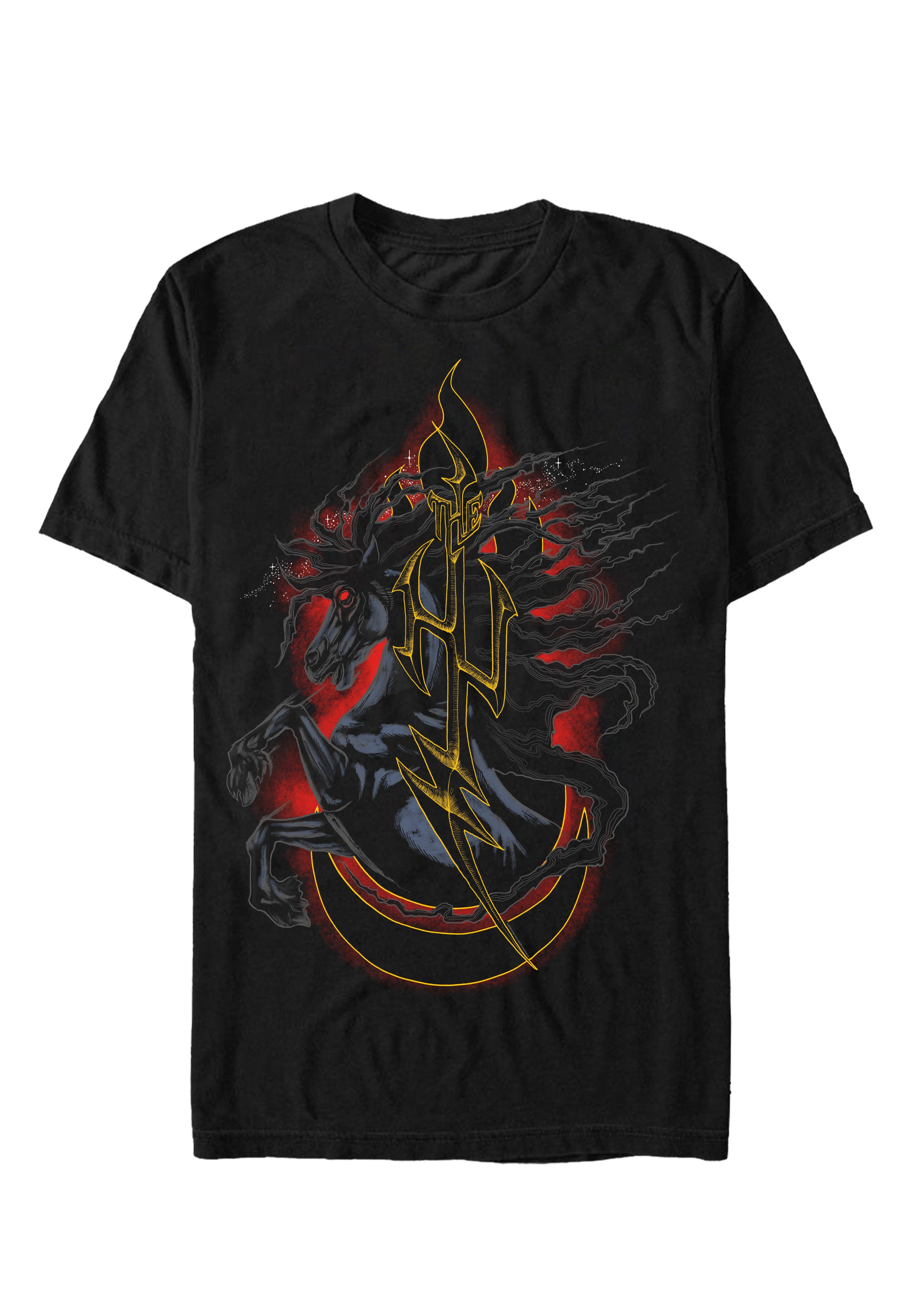 the-hu-glowing-horse-t-shirt-noir-homme-manches-courtes image 1
