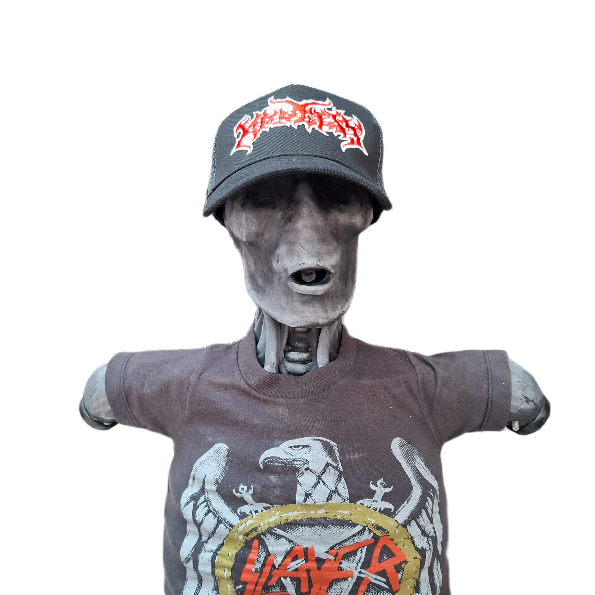 kruelty-glow-in-the-dark-logo-casquette-trucker-rouge image 3