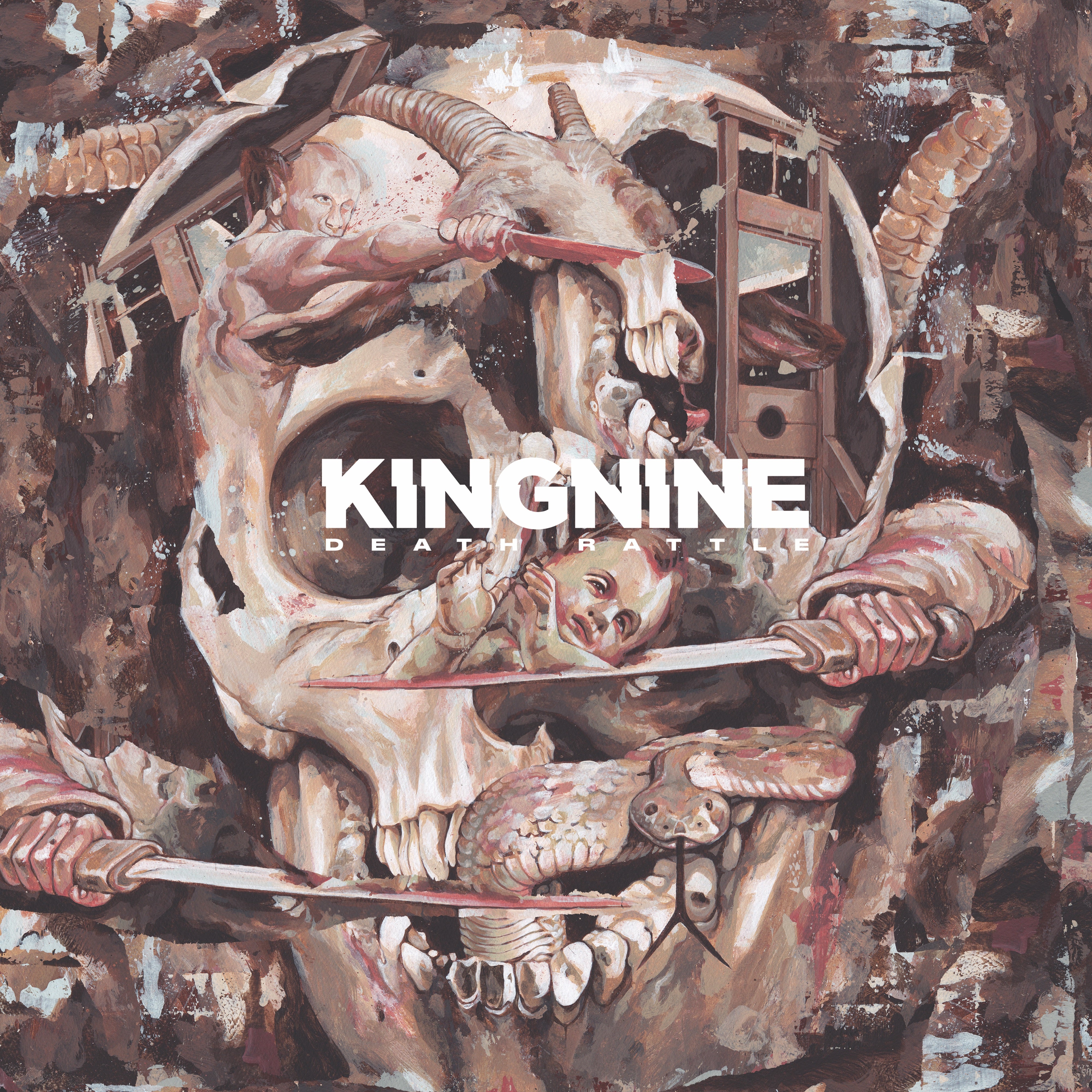 closed-casket-king-nine-death-rattle-vinyle-lp-violet-splatter-or image 1