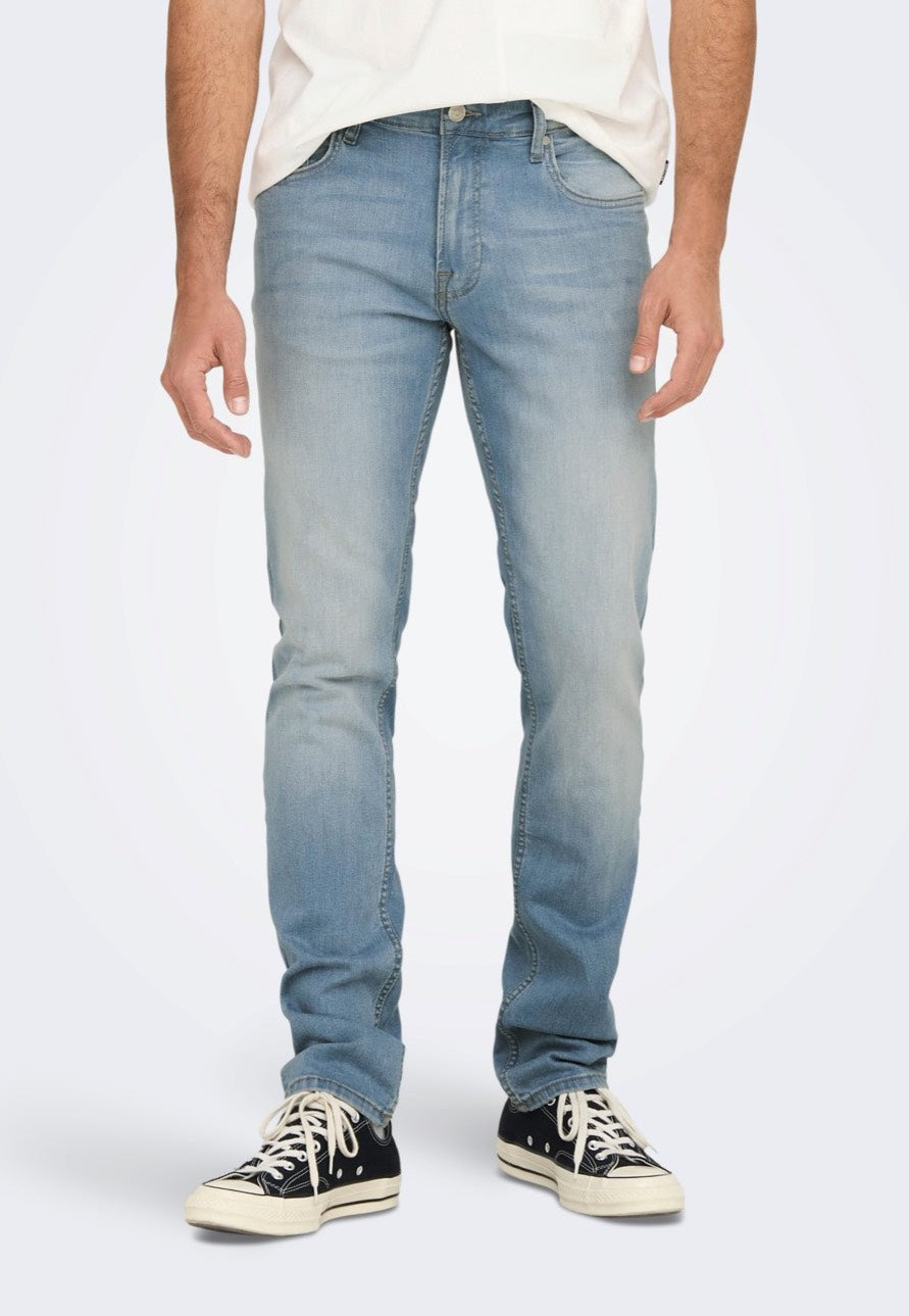 only-sons-loom-slim-blue-jean-homme-bleu-slim image 1