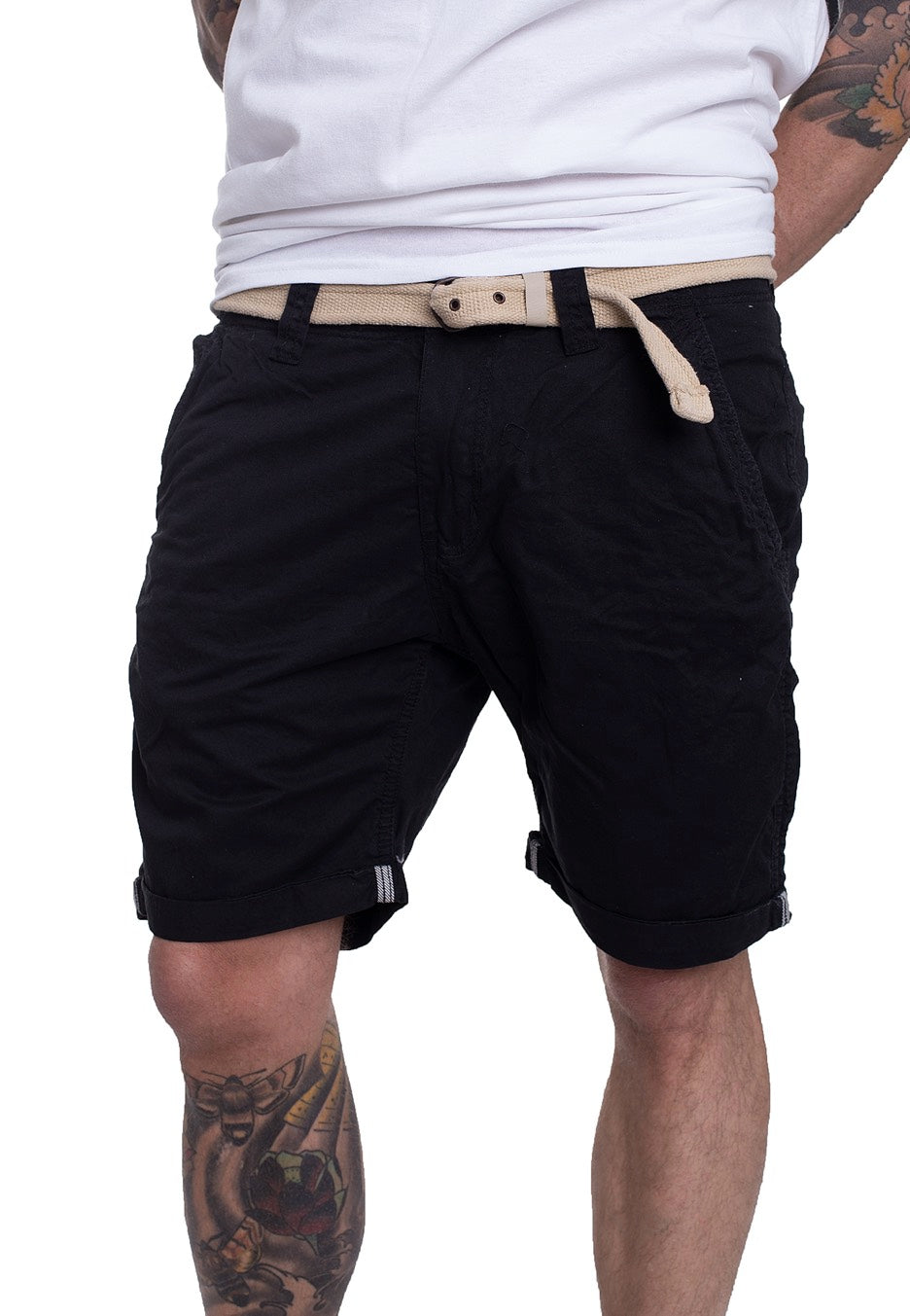 surplus-chino-black-short-chino-noir-homme image 5
