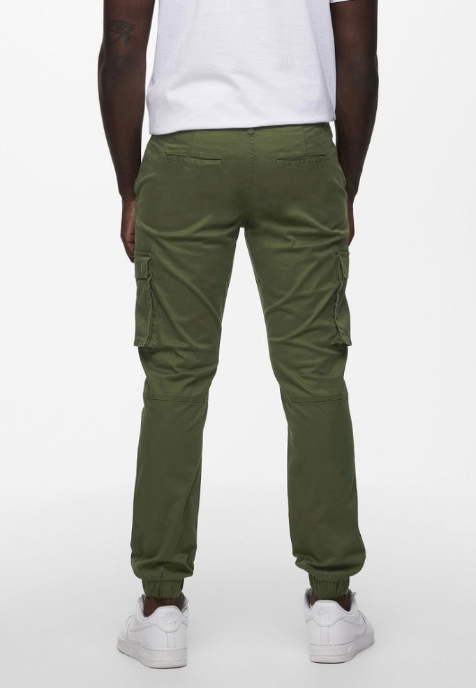 only-sons-cam-stage-cargo-pantalon-cargo-vert-w30-l32 image 3