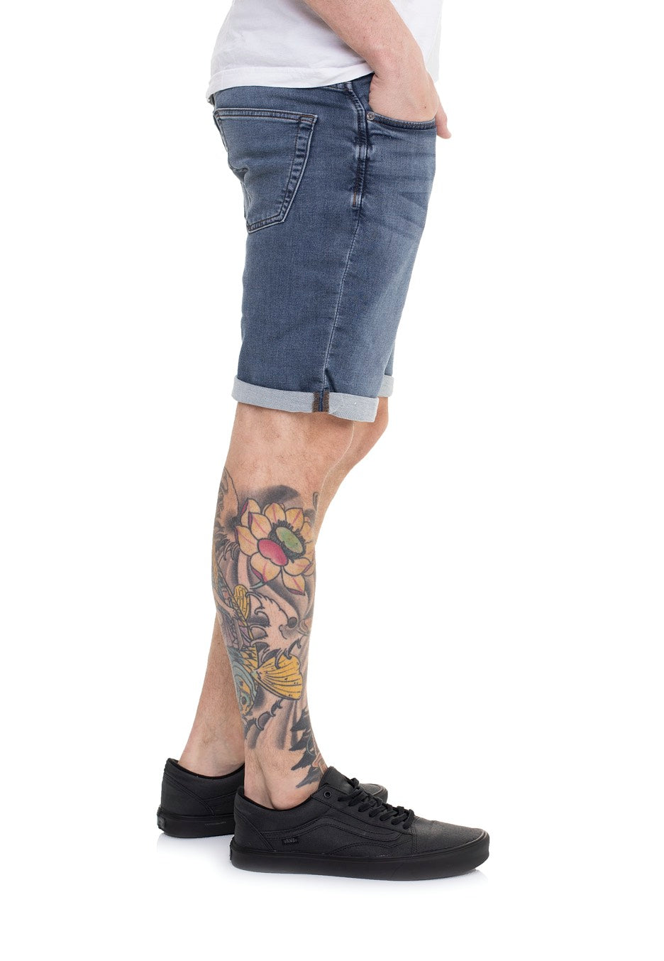 only-sons-ply-life-short-jean-bleu-homme image 2