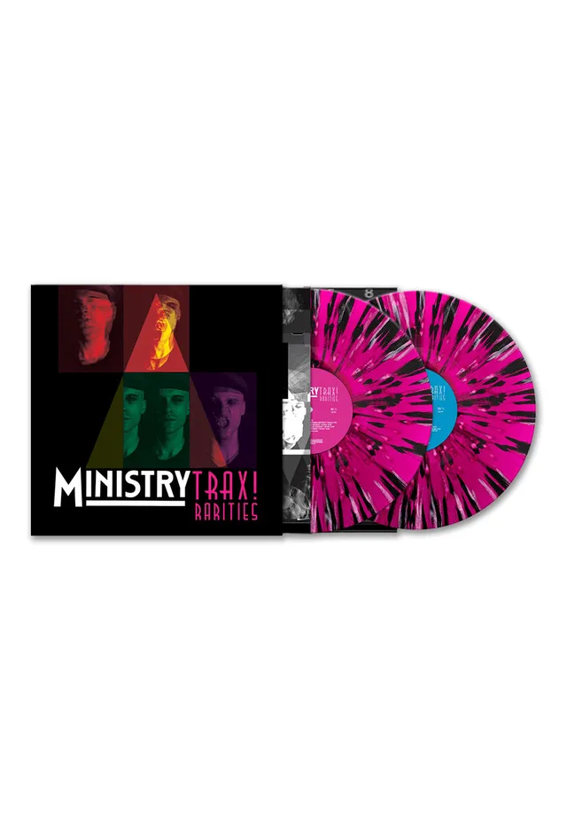 ministry-trax-rarities-double-vinyle-magenta-splatter image 1