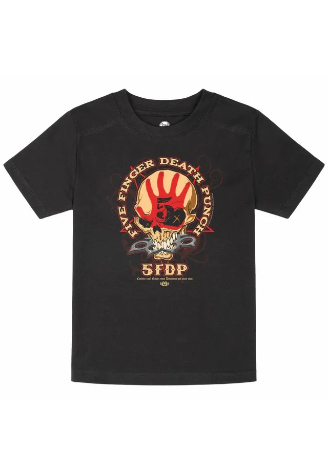 five-finger-death-punch-knucklehead-kids-t-shirt-noir-enfant image 1