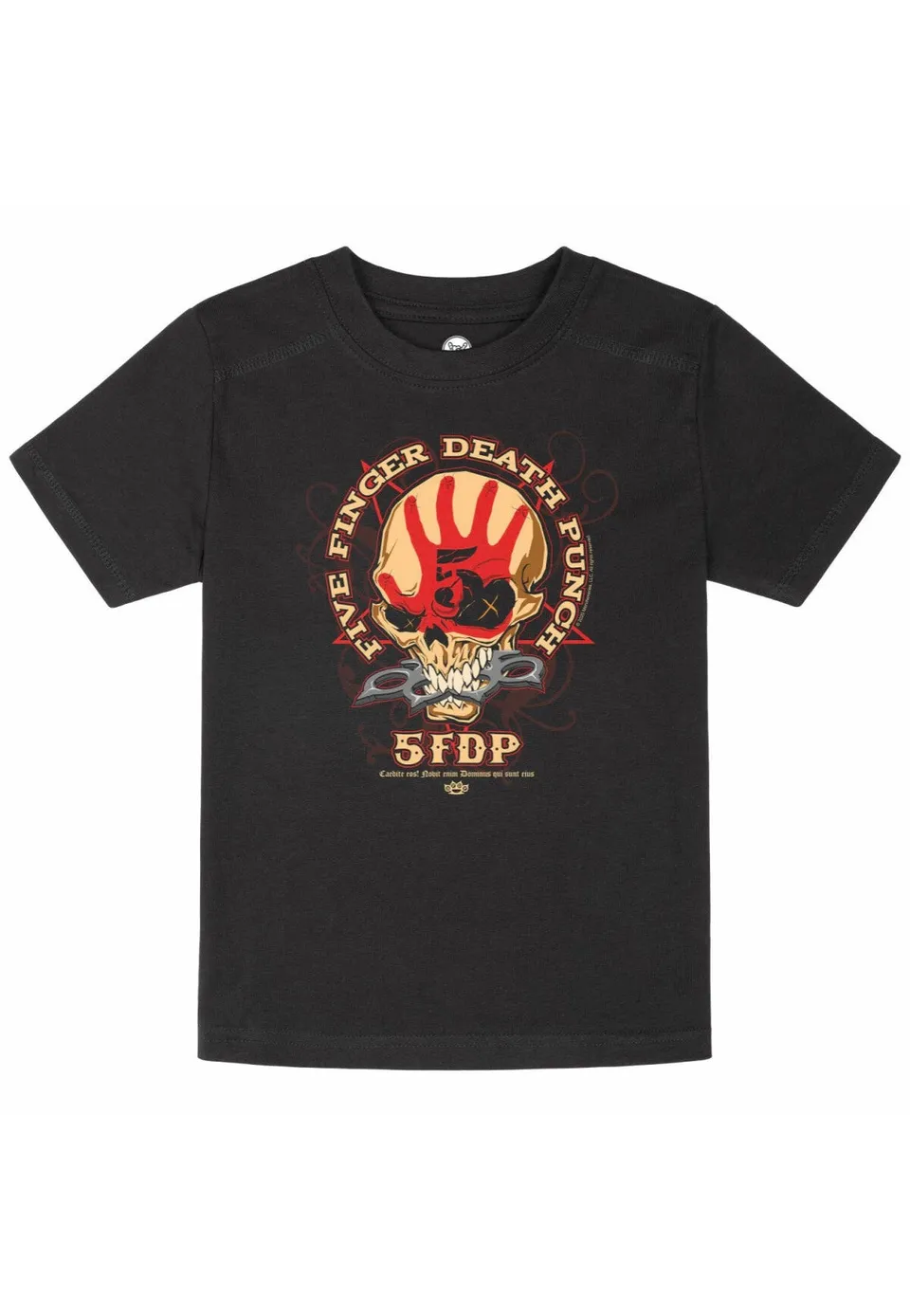 five-finger-death-punch-knucklehead-kids-t-shirt-noir-enfant image 1