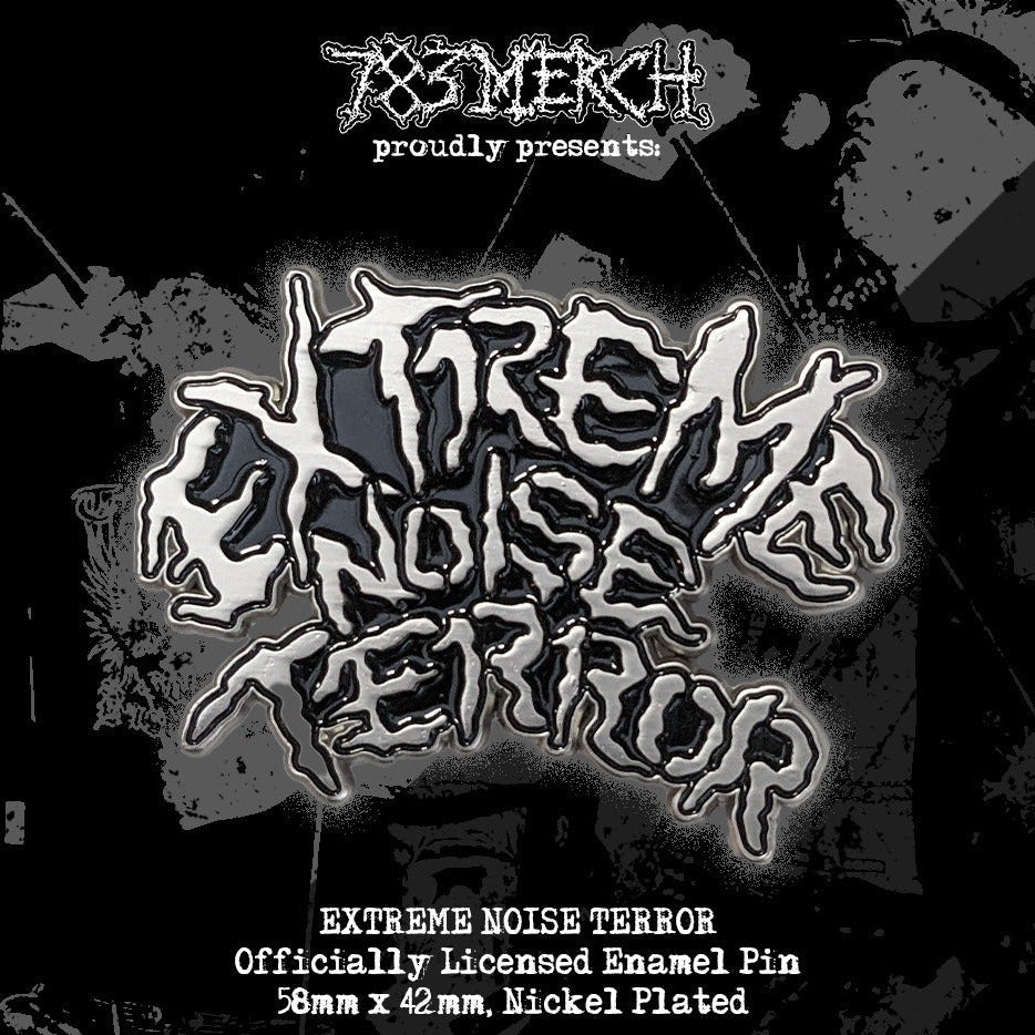 extreme-noise-terror-logo-patch-brod-pin-s-bundle image 3