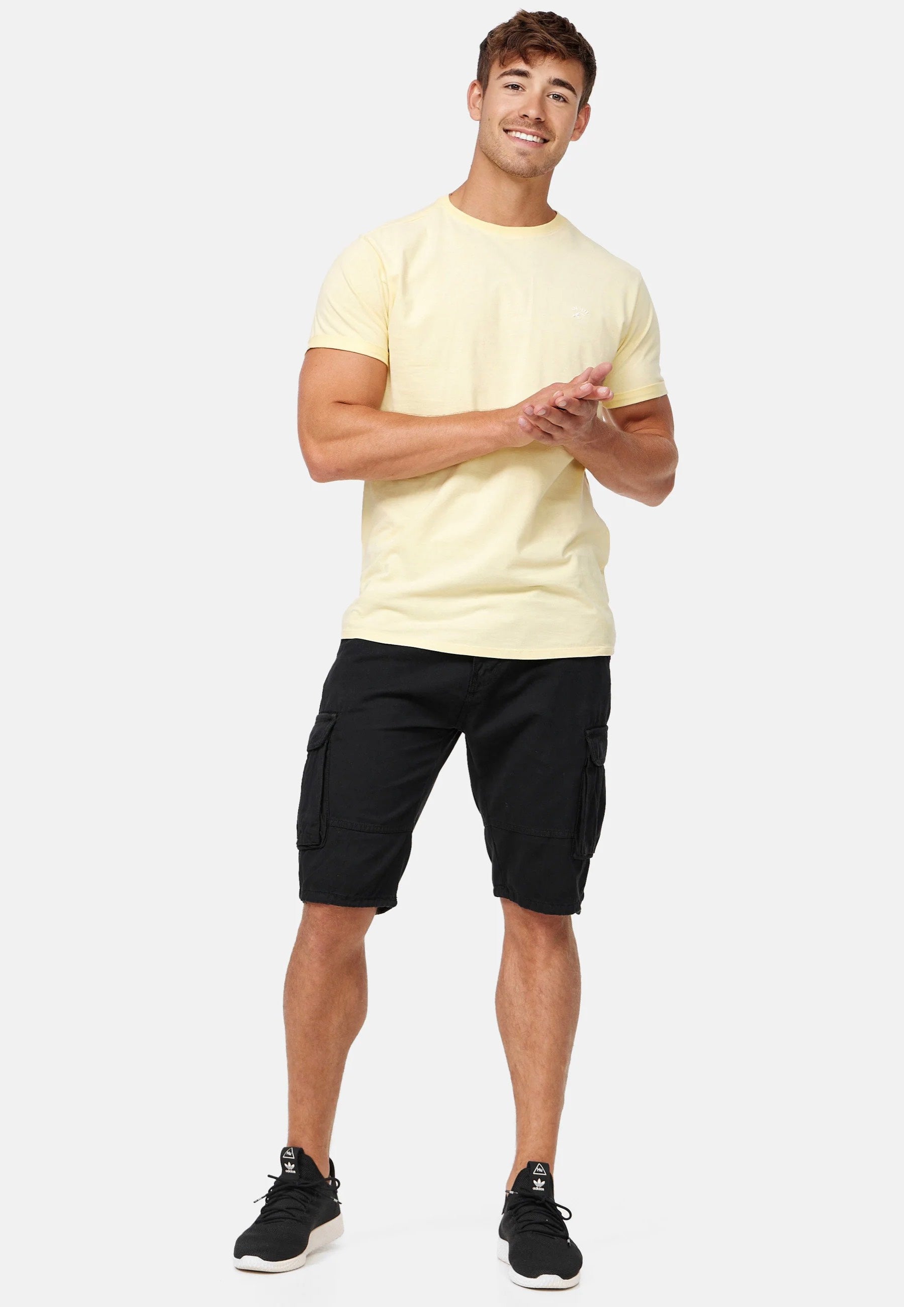 indicode-monroe-short-cargo-noir-homme-coton image 2