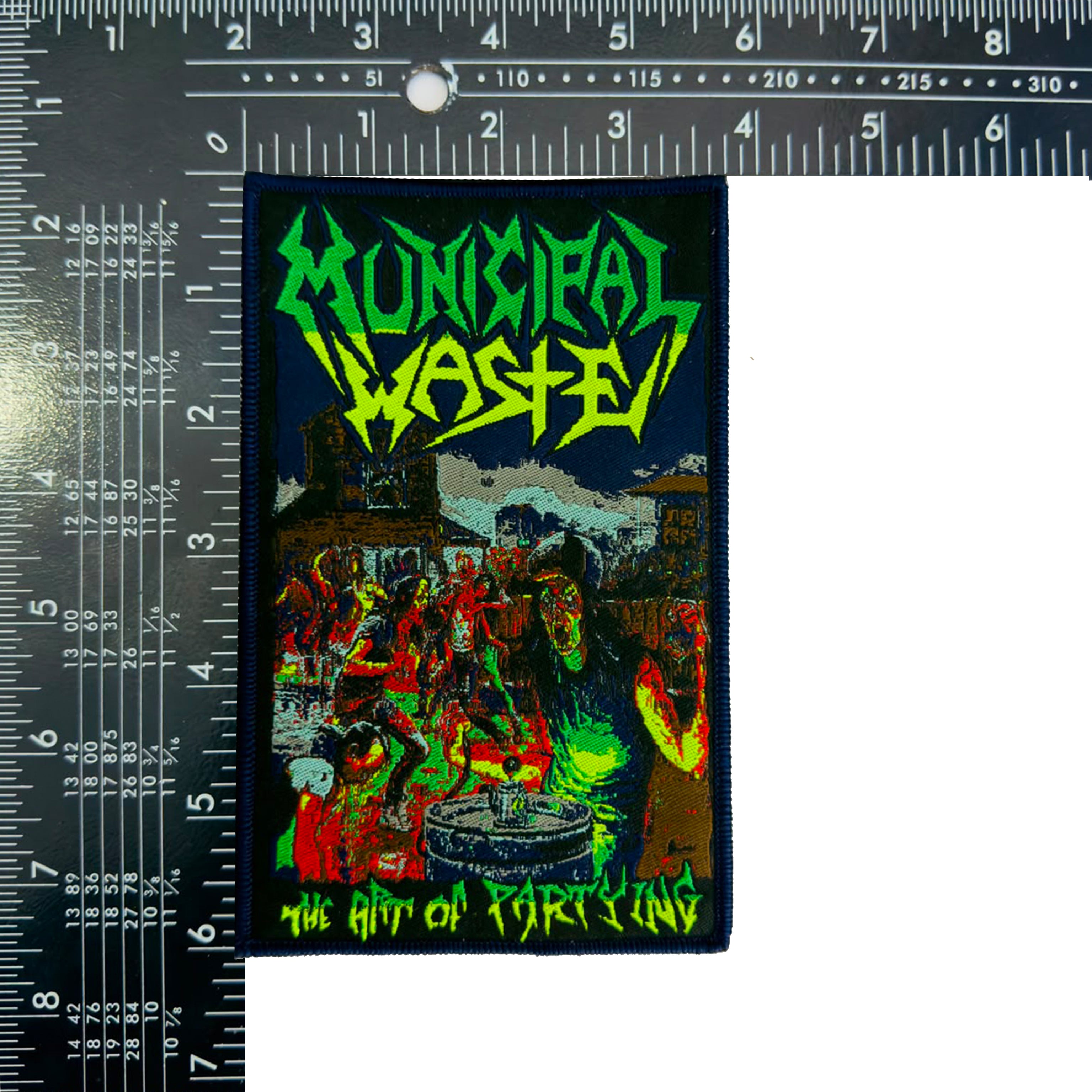 municipal-waste-the-art-of-partying-patch-tiss-bordure-noire image 7