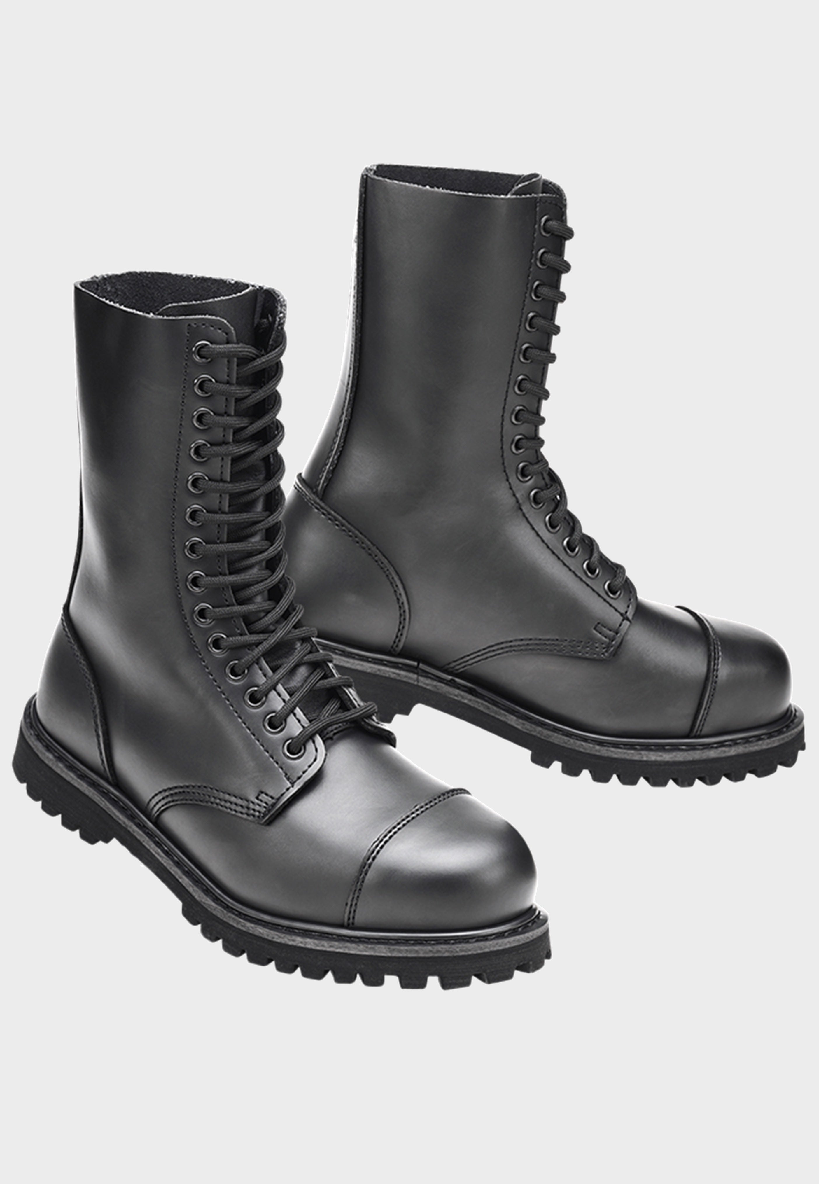 brandit-vegantom-14-eyelett-bottes-noires-vegan image 1