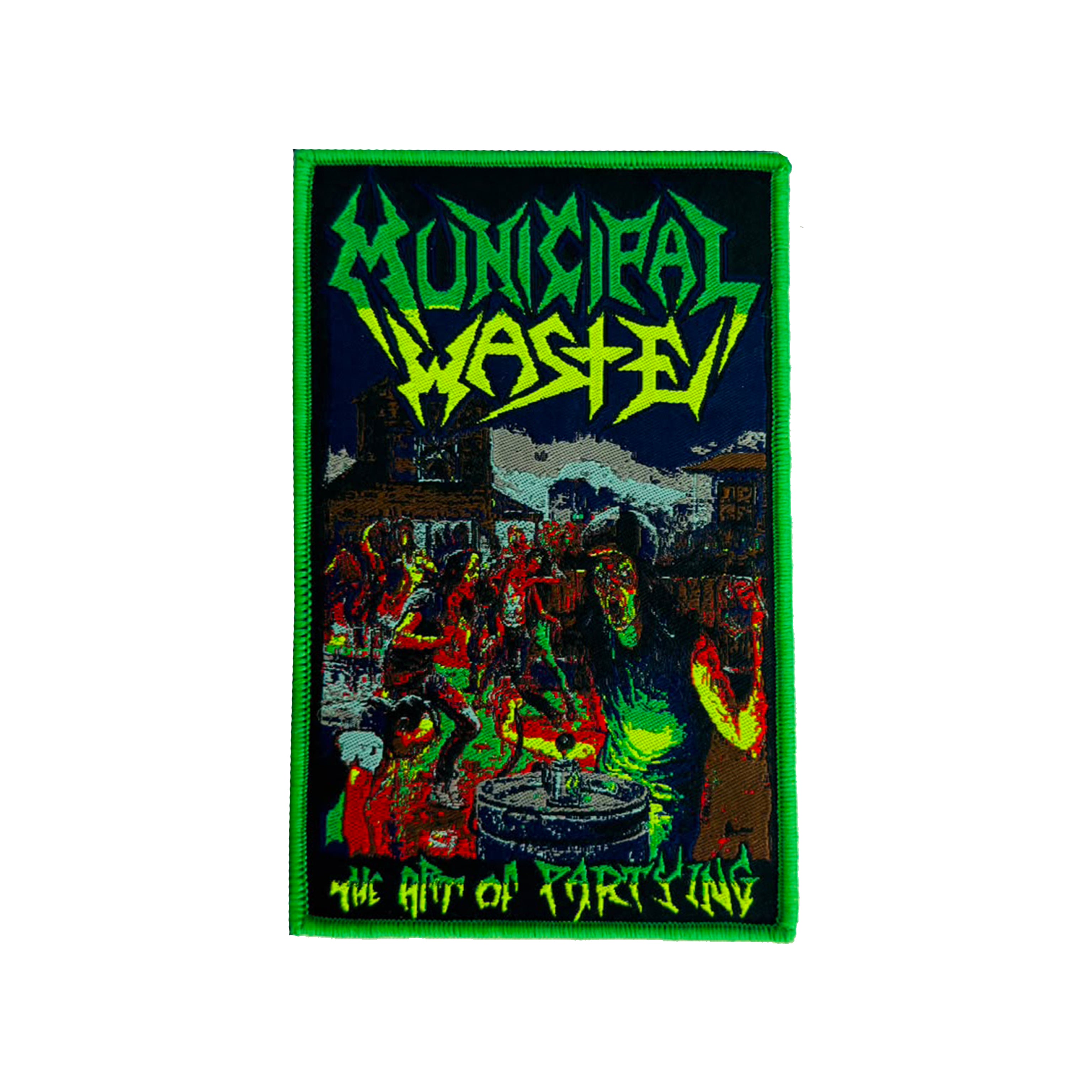 municipal-waste-the-art-of-partying-patch-tiss-bordure-noire image 4