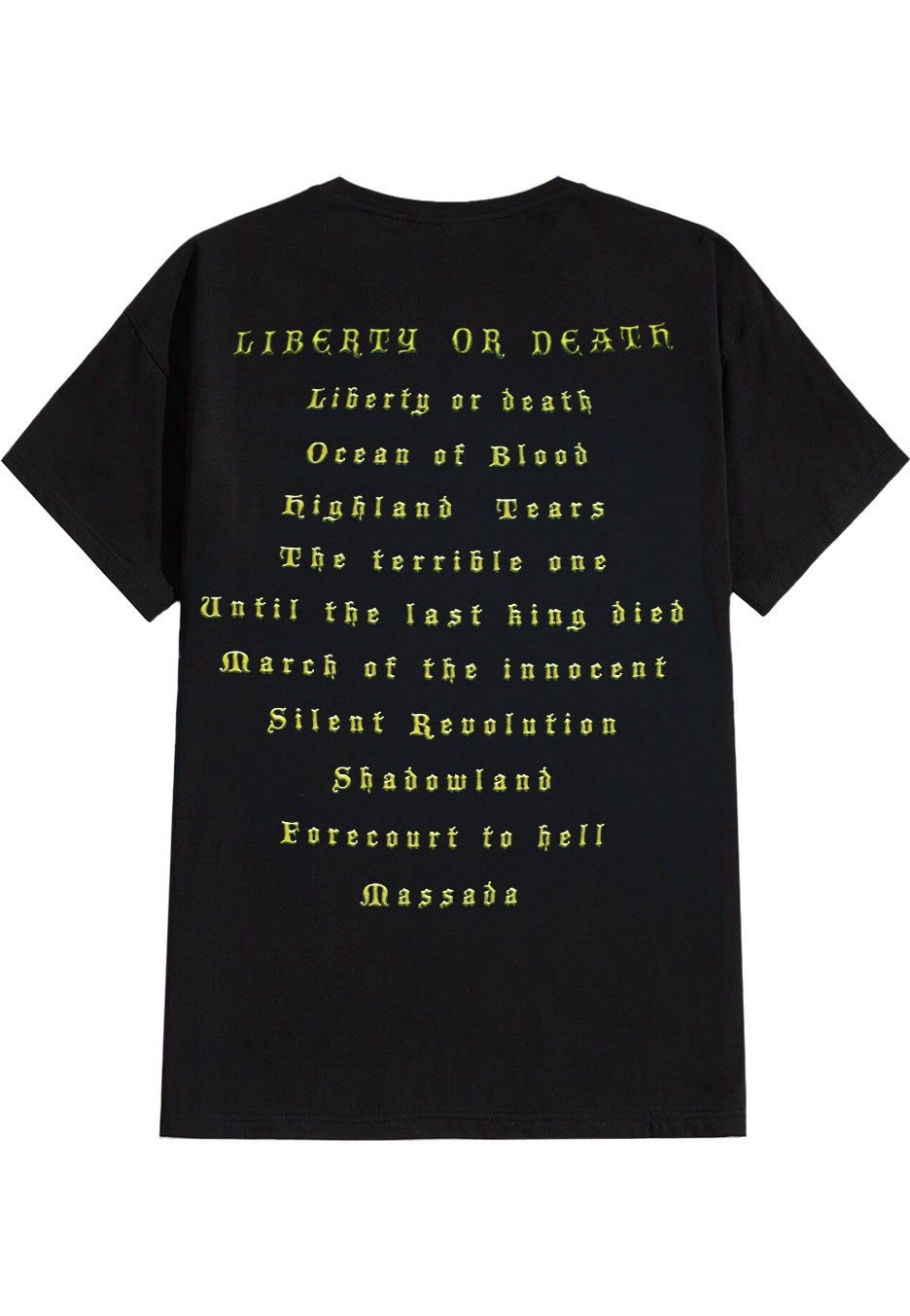 grave-digger-liberty-or-death-t-shirt-noir-homme image 2