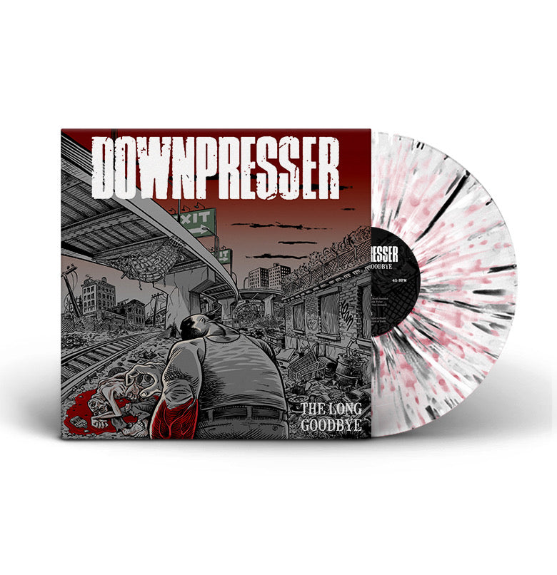 downpresser-the-long-goodbye-vinyle-lp-clear-splatter image 3