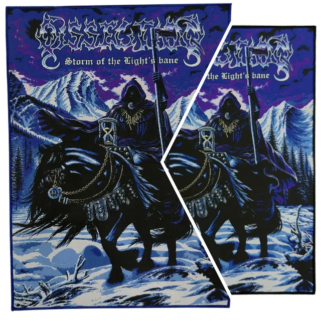 783punx-dissection-storm-of-the-light-s-bane-backpatch-tiss-bordure-bleue image 1