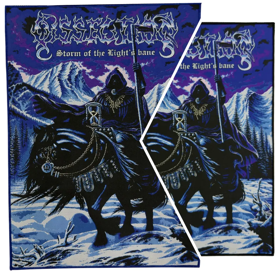 783punx-dissection-storm-of-the-light-s-bane-backpatch-tiss-bordure-bleue image 1