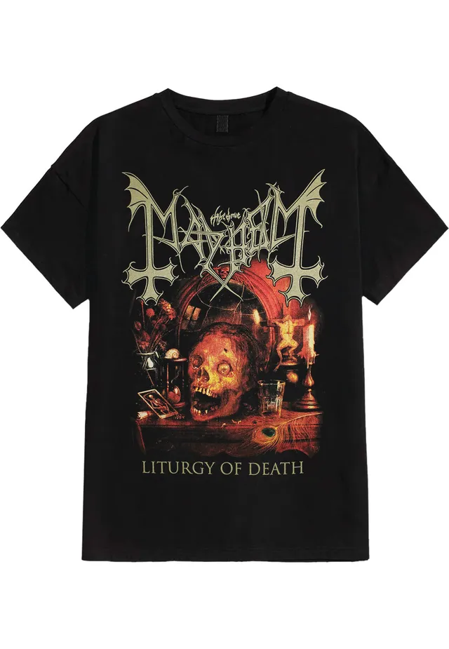 mayhem-liturgy-of-death-t-shirt-noir-homme image 1