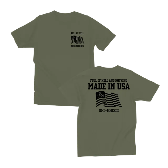 full-of-hell-nothing-t-shirt-coton-made-in-usa-taille-l image 1