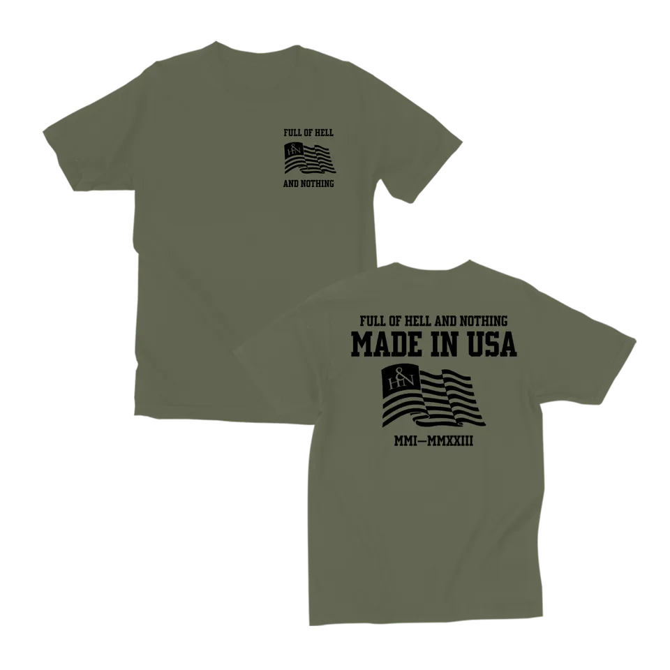 full-of-hell-nothing-t-shirt-coton-made-in-usa-taille-l image 1